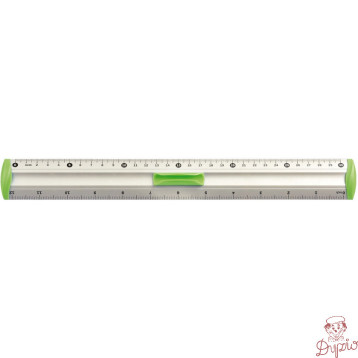 Linijka aluminiowa 30cm uchwyt zielony BL040-ZC TETIS