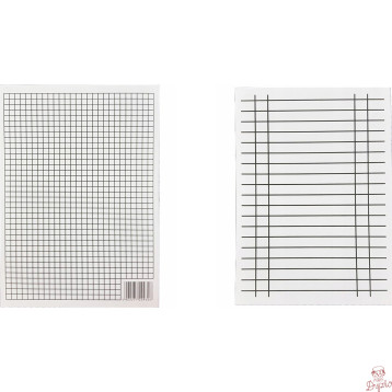Liniuszek A4  /|| (10ark.) INTERDRUK