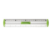 Linijka aluminiowa 20cm uchwyt zielony BL040-ZB TETIS