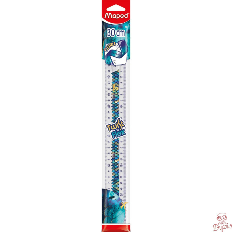 Linijka MAPED TWIST`N FLEX DRAGON niełamliwa 30 cm torebka 279319