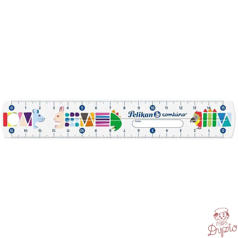Linijka 15cm Combino 811224 PELIKAN