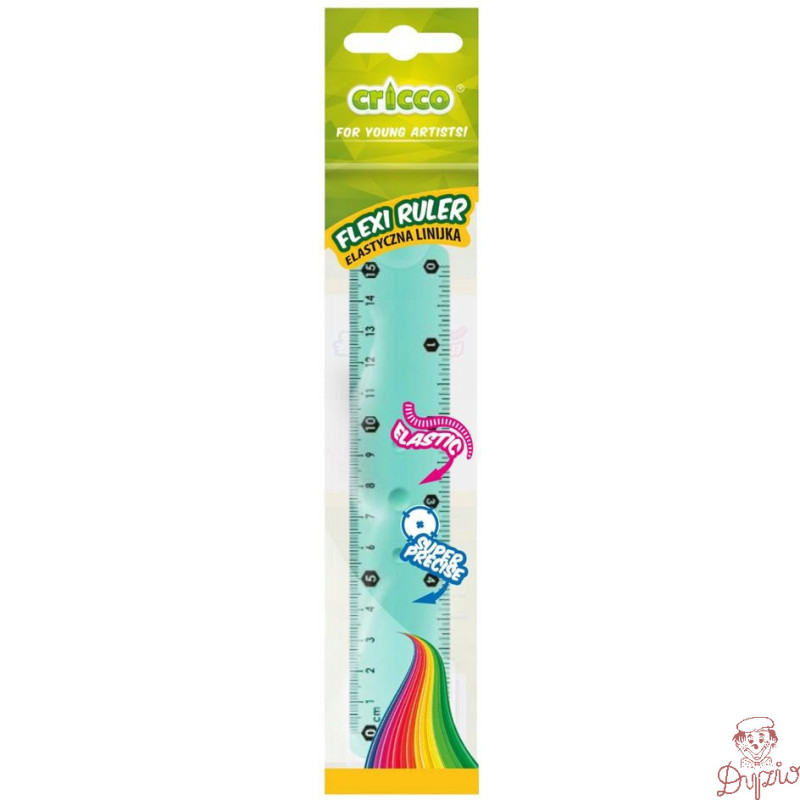 Linijka FLEXI 15cm CRICCO elastyczna CR625