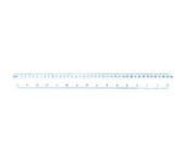 Linijka plastikowa 40cm GR-831 130-1577 GRAND