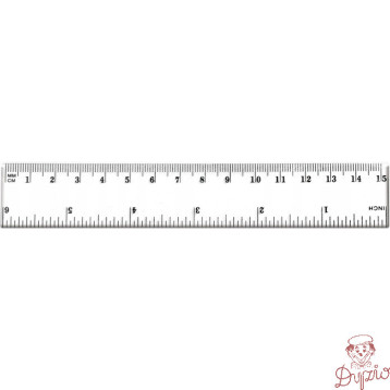 Linijka 15cm BL002-A TETIS
