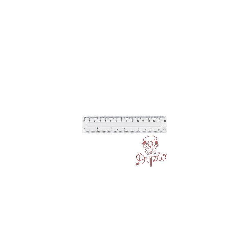 Linijka plastikowa 15cm GR-801 FIORELLO 130-1593