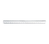 Linijka plastikowa 50cm 20cali GR-855 130-1499 GRAND