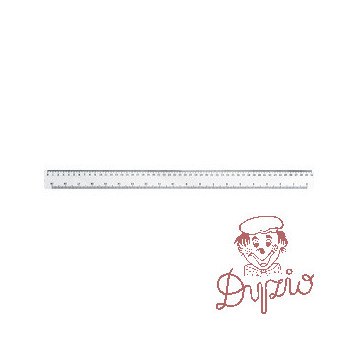 Linijka plastikowa 50cm 20cali GR-855 130-1499 GRAND