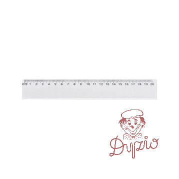 Linijka PRATEL 20cm w etui KPL1026-PR-W1