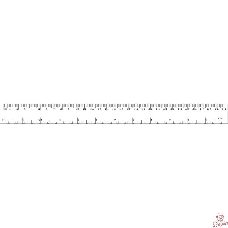 Linijka 30cm BL002-C TETIS