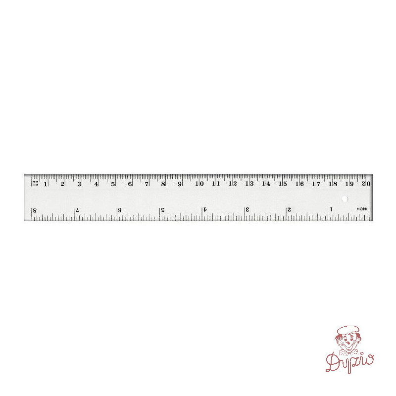 Linijka 20cm BL002-B TETIS