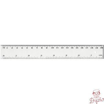 Linijka 20cm BL002-B TETIS