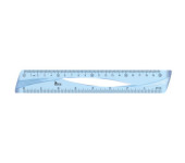 Linijka 20cm NIEBIESKA BL012-B TETIS