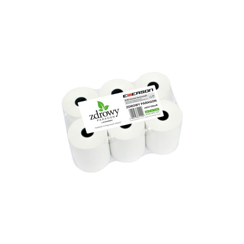 Rolki termiczne 57mmx100m (6szt) EMERSON rt057100wkkff zdrowy paragon