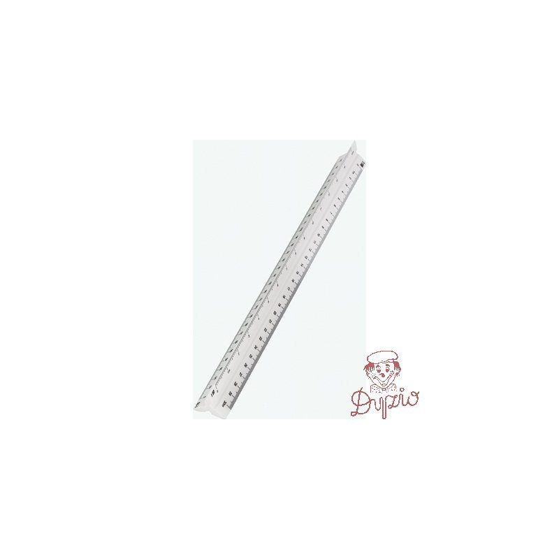 Skalówka plastikowa 30cm GEODETA 20033 1:1000/2000/5000..LENIAR