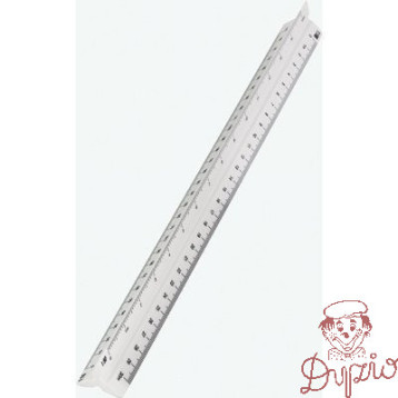 Skalówka plastikowa 30cm GEODETA 20033 1:1000/2000/5000..LENIAR