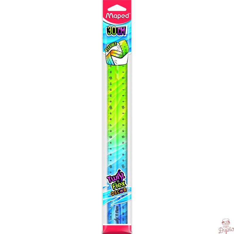 Linijka TWISTN FLEX DECOR niełamliwa 30 cm torebka 279315 MAPED