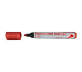 Marker permanentny 2150 czerwony okrągła końcówka 110166 D.RECT