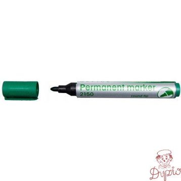 Marker permanentny 2150 zielony 110168 okrągła końcówka D.RECT