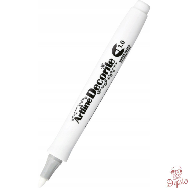 Marker dekoracyjny DECORITE 1mm biały ARTLINE AR-033 TOMA