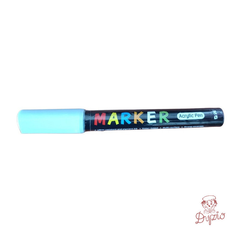 Marker akrylowy 1-2mm niebieski wodny MG APL610-30
