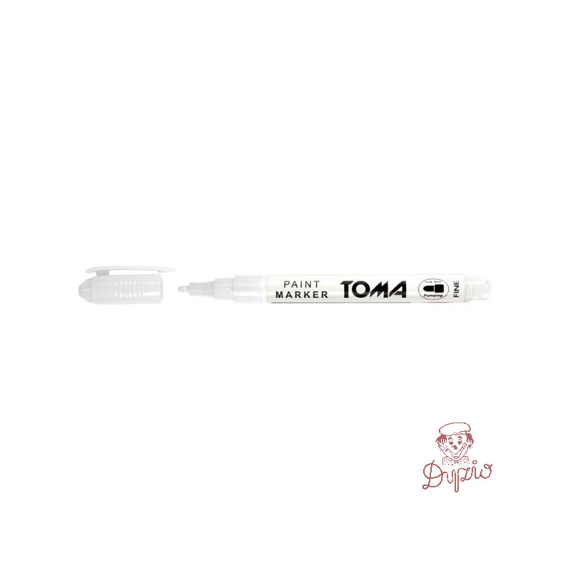 Marker olejowy F biały 1.5mm TO-441 TOMA
