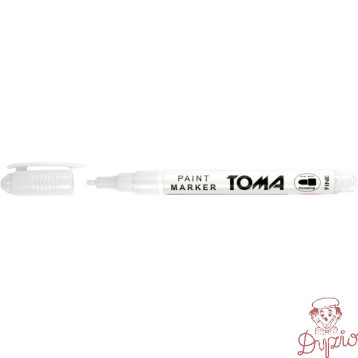 Marker olejowy F biały 1.5mm TO-441 TOMA