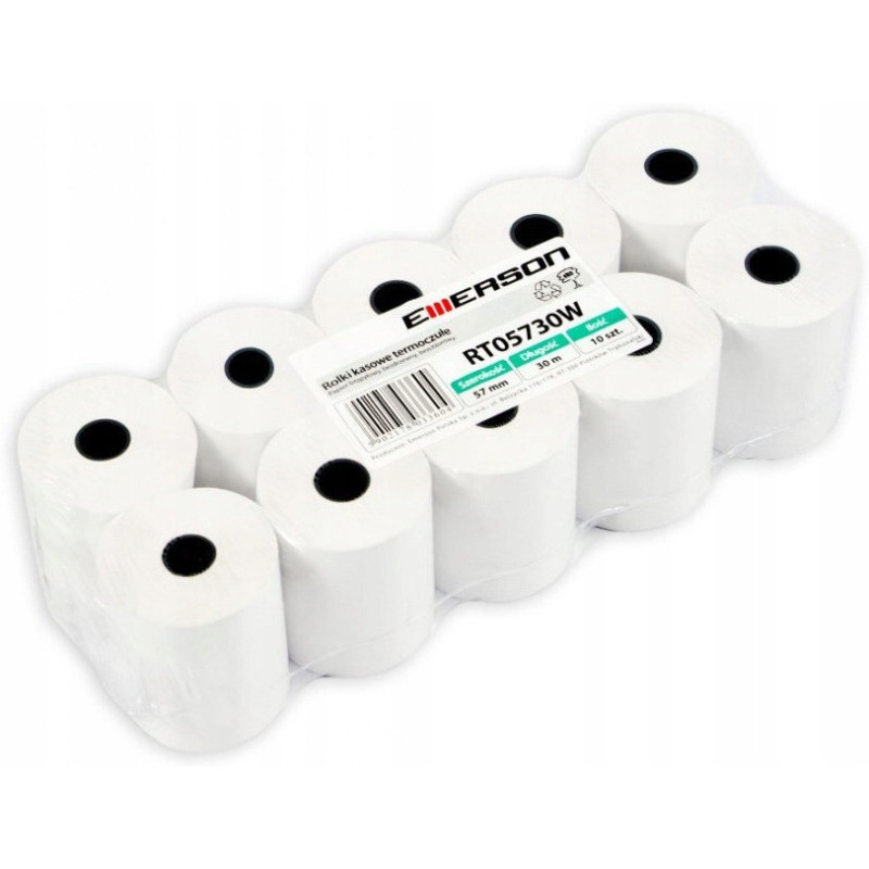 Rolki termiczne 38x30m 10szt EMERSON rt03830wkbpaf BPA FREE bez bisfenolu