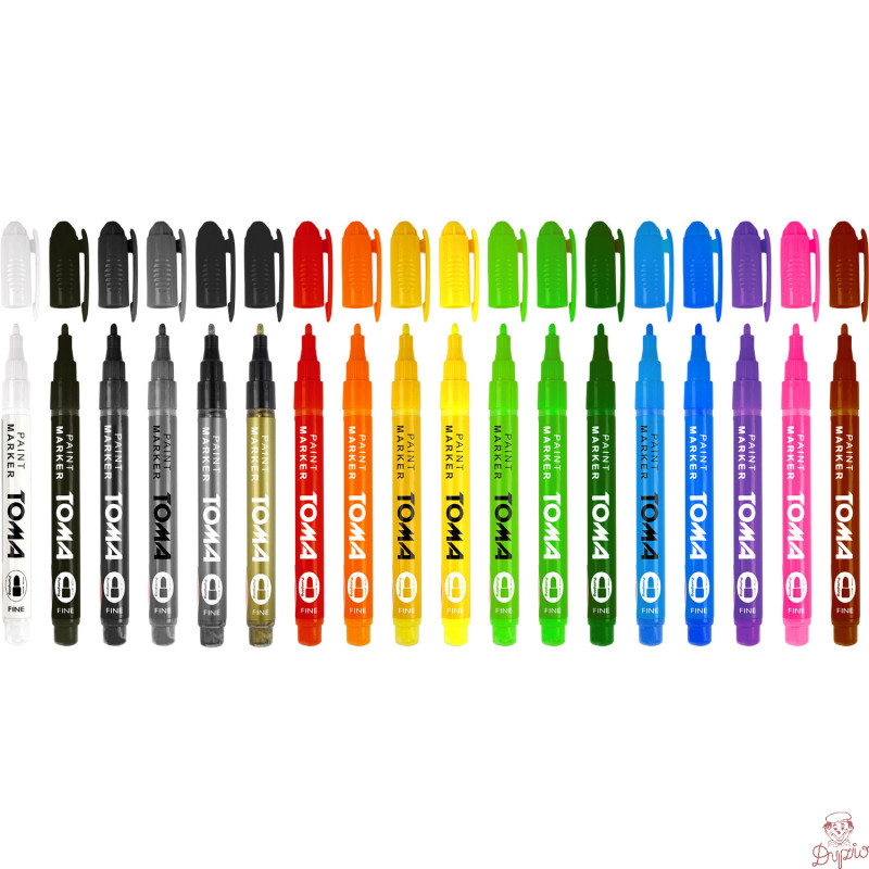 Marker olejowy F fioletowy 1.5mmTO-441 TOMA