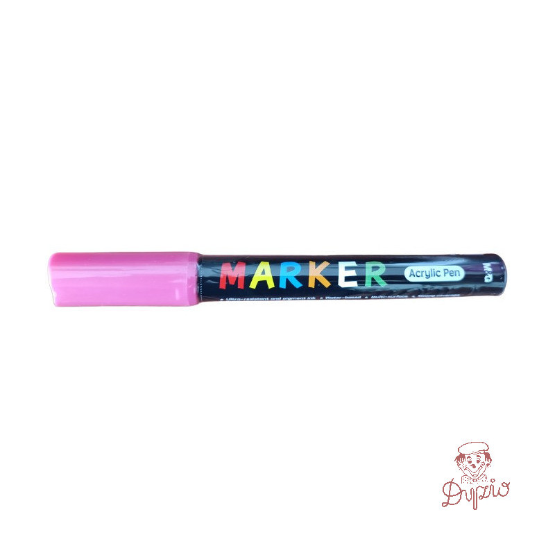 Marker akrylowy 1-2mm różana czerwień MG APL214-202