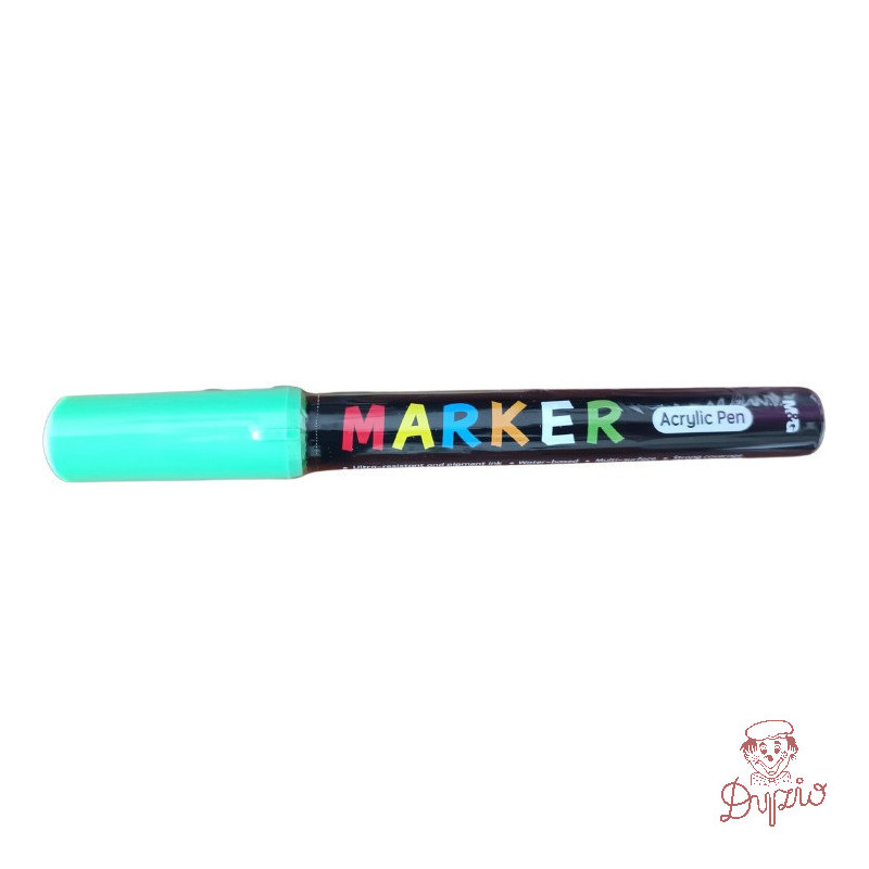 Marker akrylowy 1-2mm zielony neonowy MG APL050-501