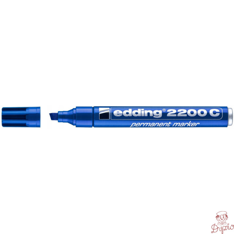 Marker pernamentny 2200/003 ścięty niebieski EDDING