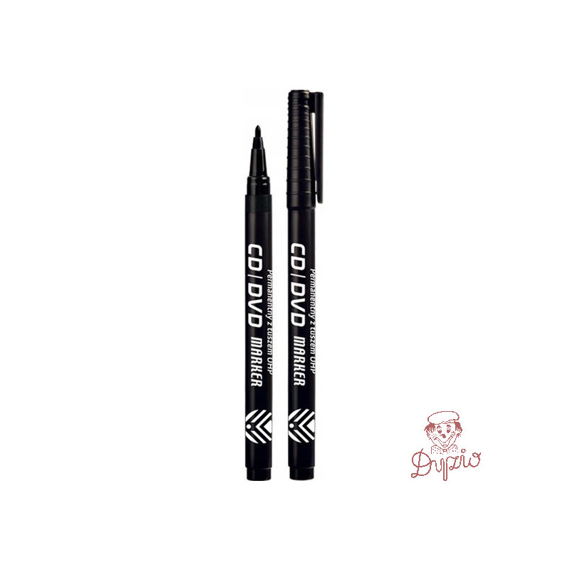 Marker OHP czarny CD/DVD KM111-V TETIS
