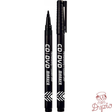 Marker OHP czarny CD/DVD KM111-V TETIS