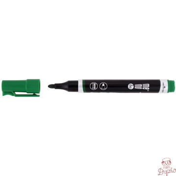 Marker permanentny zielony okrągła końcówka MM022-04 MEMOBE