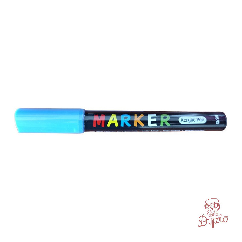 Marker akrylowy 1-2mm lazurowy MG APL603-34