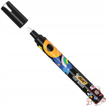 Marker olejowy INTENSITY na bazie wody biały 527425 BIC