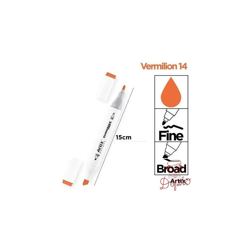 Marker alkoholowy dwustronny VERMILION PP915-14 ARTIX