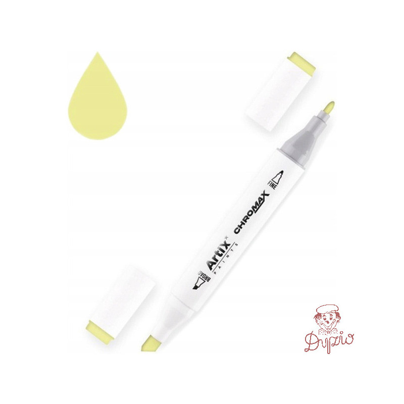 Marker alkoholowy dwustronny PALE YELLOW PP915-38 ARTIX