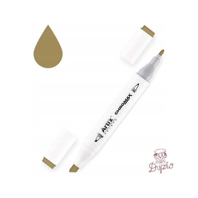 Marker alkoholowy dwustronny BRONZE GREEN PP915-42 ARTIX