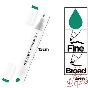 Marker alkoholowy dwustronny FOREST GREEN PP915-50 ARTIX