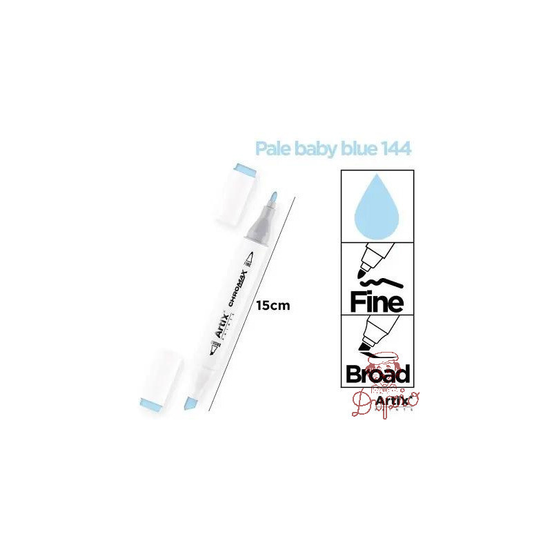 Marker alkoholowy dwustronny PALE BABY BLUE PP915-51 ARTIX