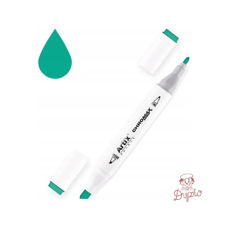 Marker alkoholowy dwustronny TURQUOISE GREEN PP915-53 ARTIX
