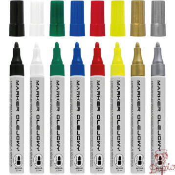 Marker olejowy ECONOMY zielony TO-420 TOMA