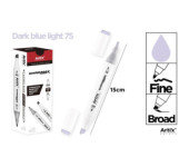 Marker alkoholowy dwustronny DARK BLUE LIGHT PP915-75 ARTIX