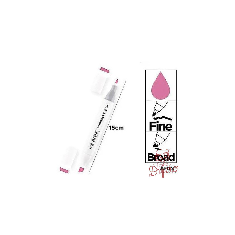 Marker alkoholowy dwustronny PINK BLUSH PP915-96 ARTIX