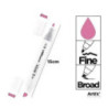 Marker alkoholowy dwustronny PINK BLUSH PP915-96 ARTIX
