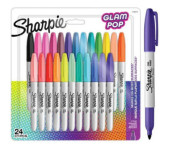 Markery permanentne SHARPIE Glam Pop 24 kolory 2198779
