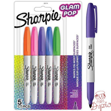 Markery permanentne SHARPIE Glam Pop (5 kolorów) 2201774
