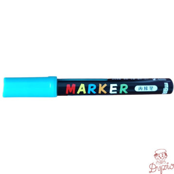 Marker akrylowy 1-2 mm zielony niebieskawy MG ZPLN6570-53