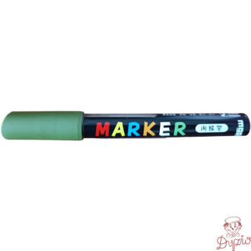 Marker akrylowy 1-2 mm zielony oliwkowy MG ZPLN6570-56